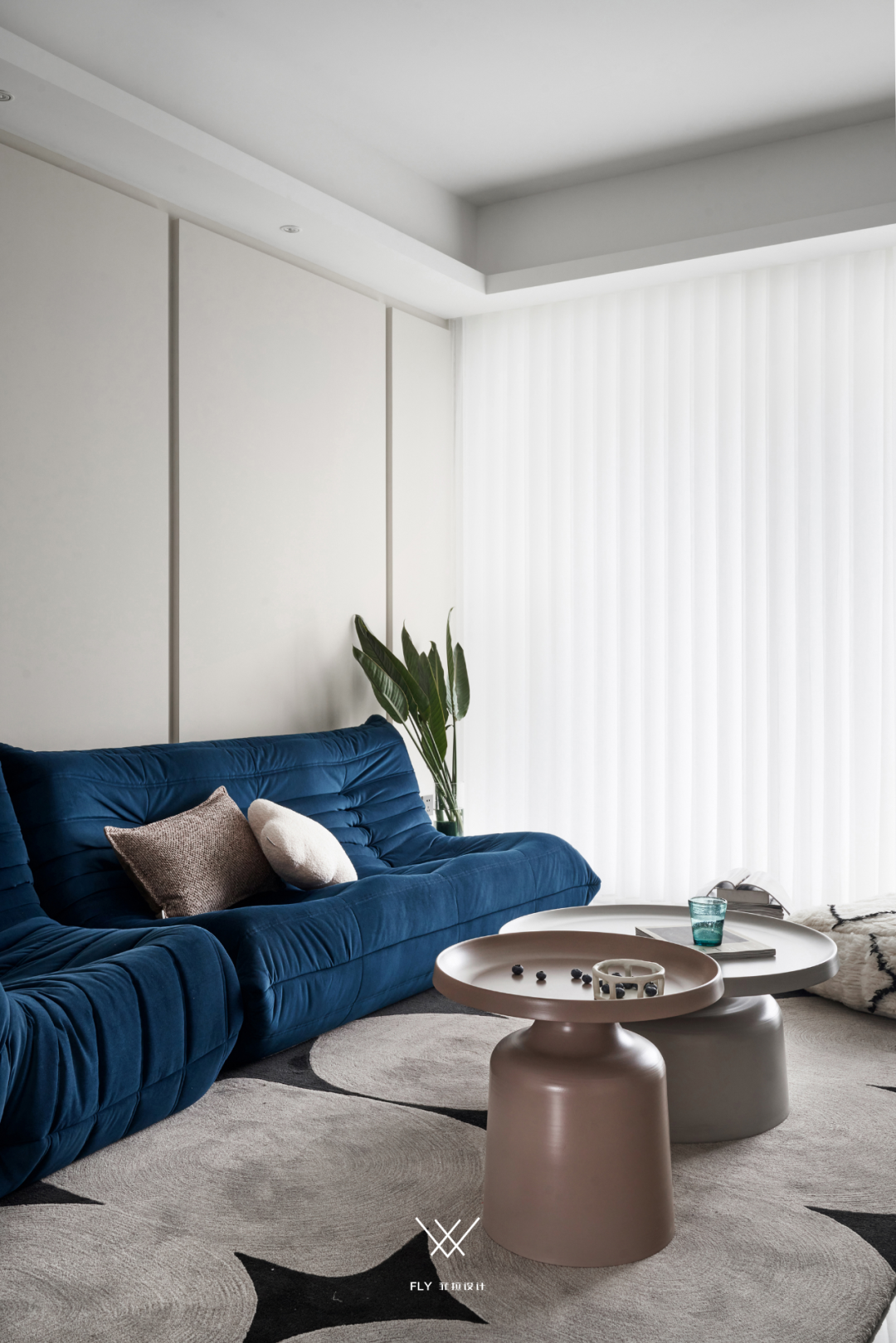 奶油色调的现代简约家居设计丨中国杭州丨菲拉设计-18