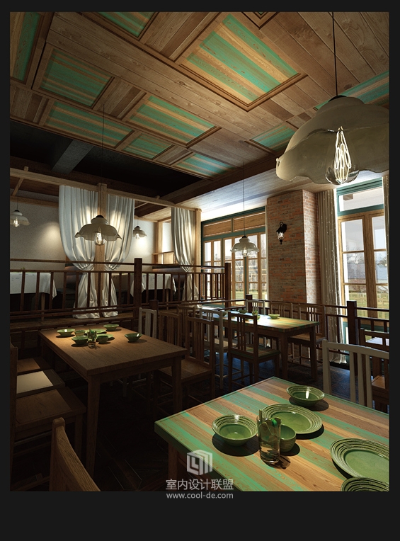 主题餐厅设计-火红年代主题餐厅设计-8