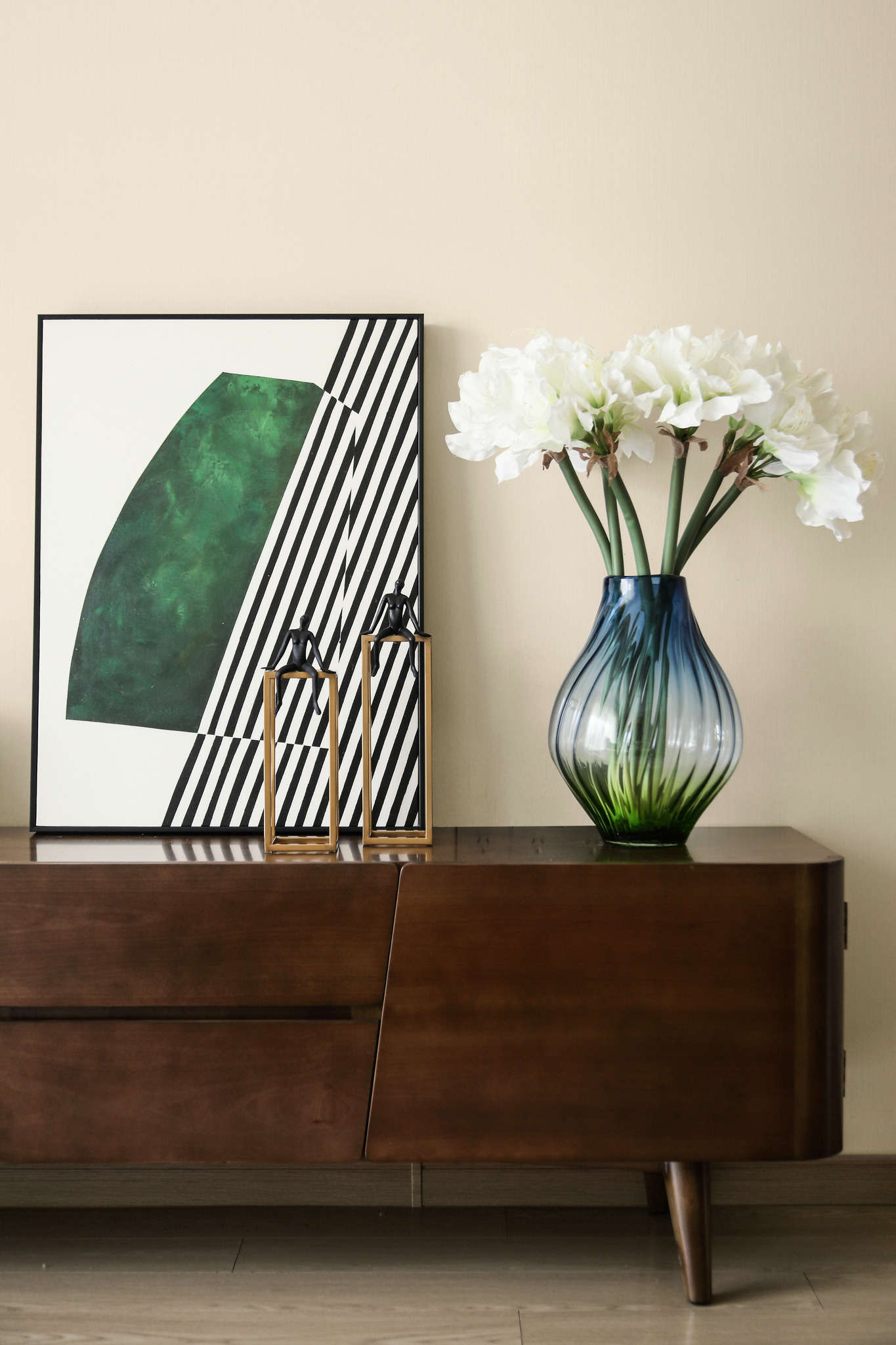 梵池设计 | 轻奢主义镇江市 120 平米三居室软装案例-13