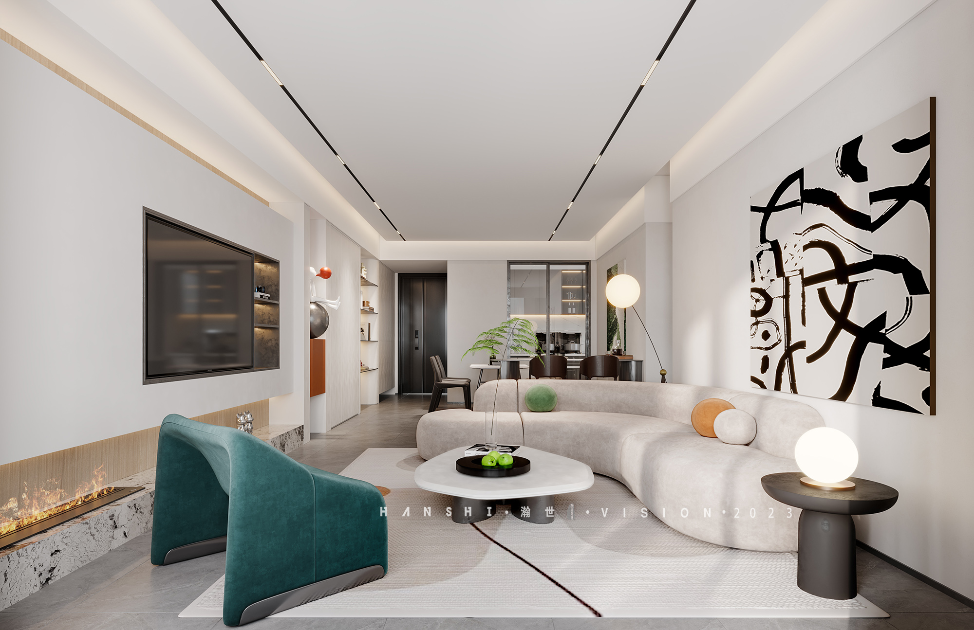 现代简约家装一瀚世表现-1