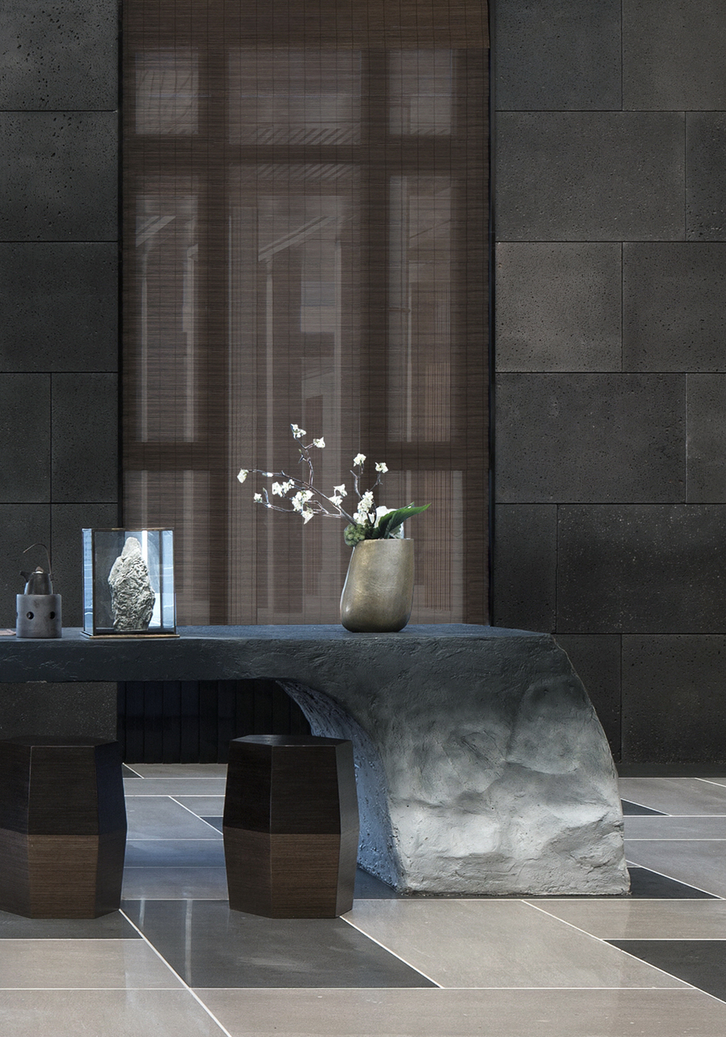 徐州万科翡翠天御售楼处 | 幽微蕴藉，空灵清远-39