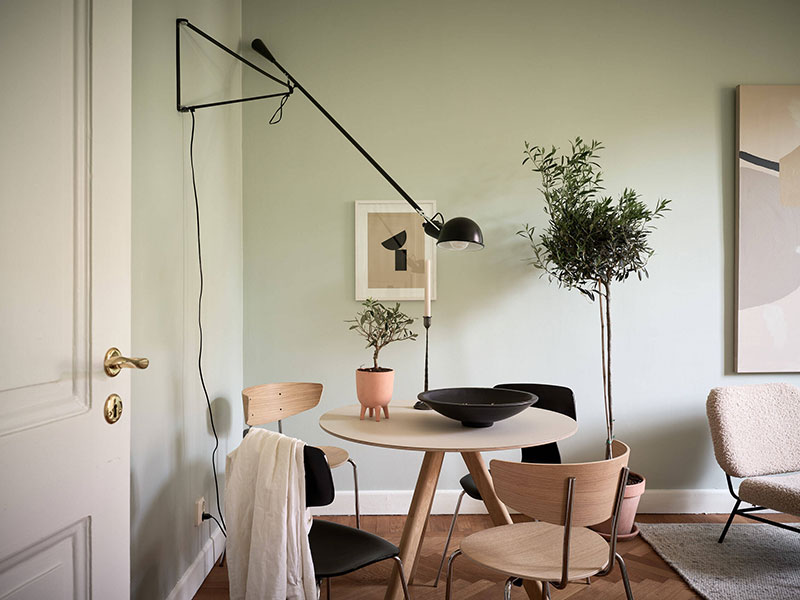 瑞典 46㎡小公寓的温馨设计-7