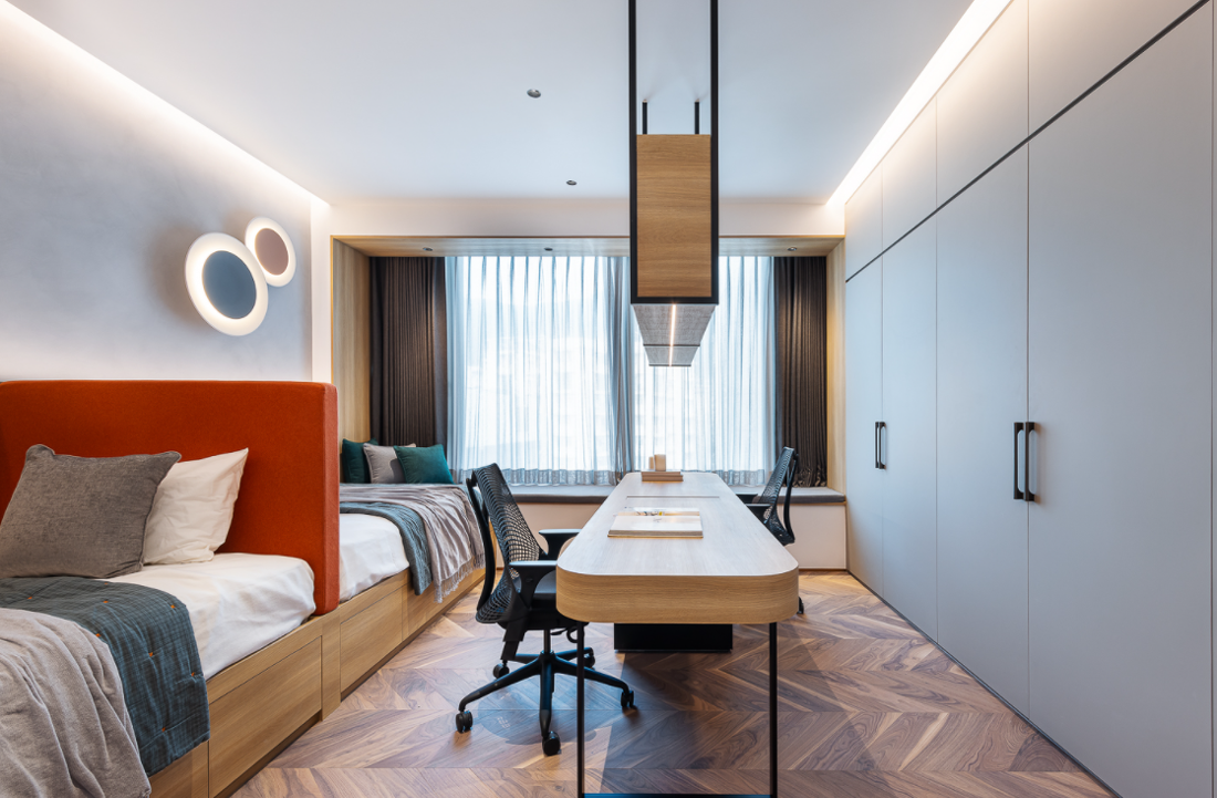 双胞胎的温馨卧室-15