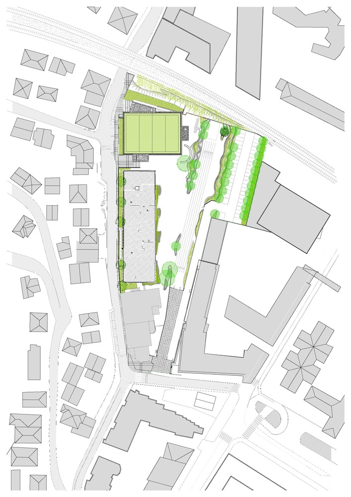 法国尼斯 Simone Veil 中学,融入环境的和谐设计-60
