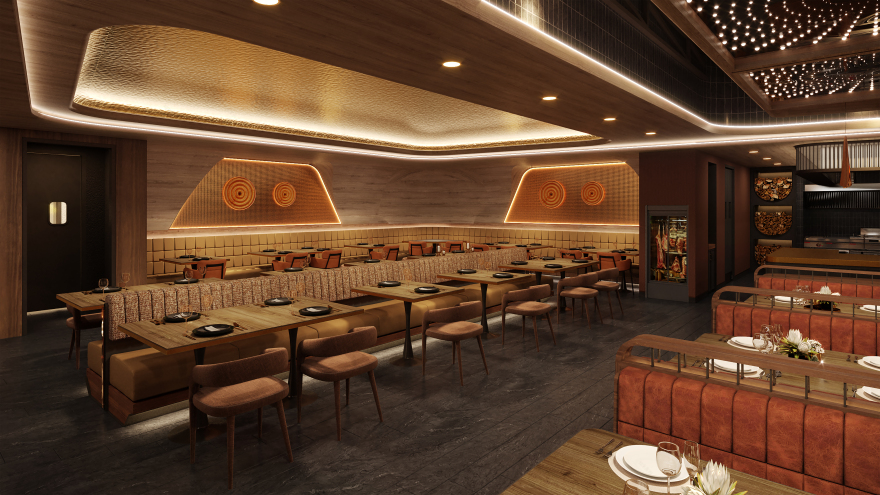 Te·as餐厅3D渲染图丨美国丨MR Rendering-10