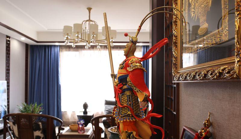 紫金城140平新中式三房两厅实景展示-40