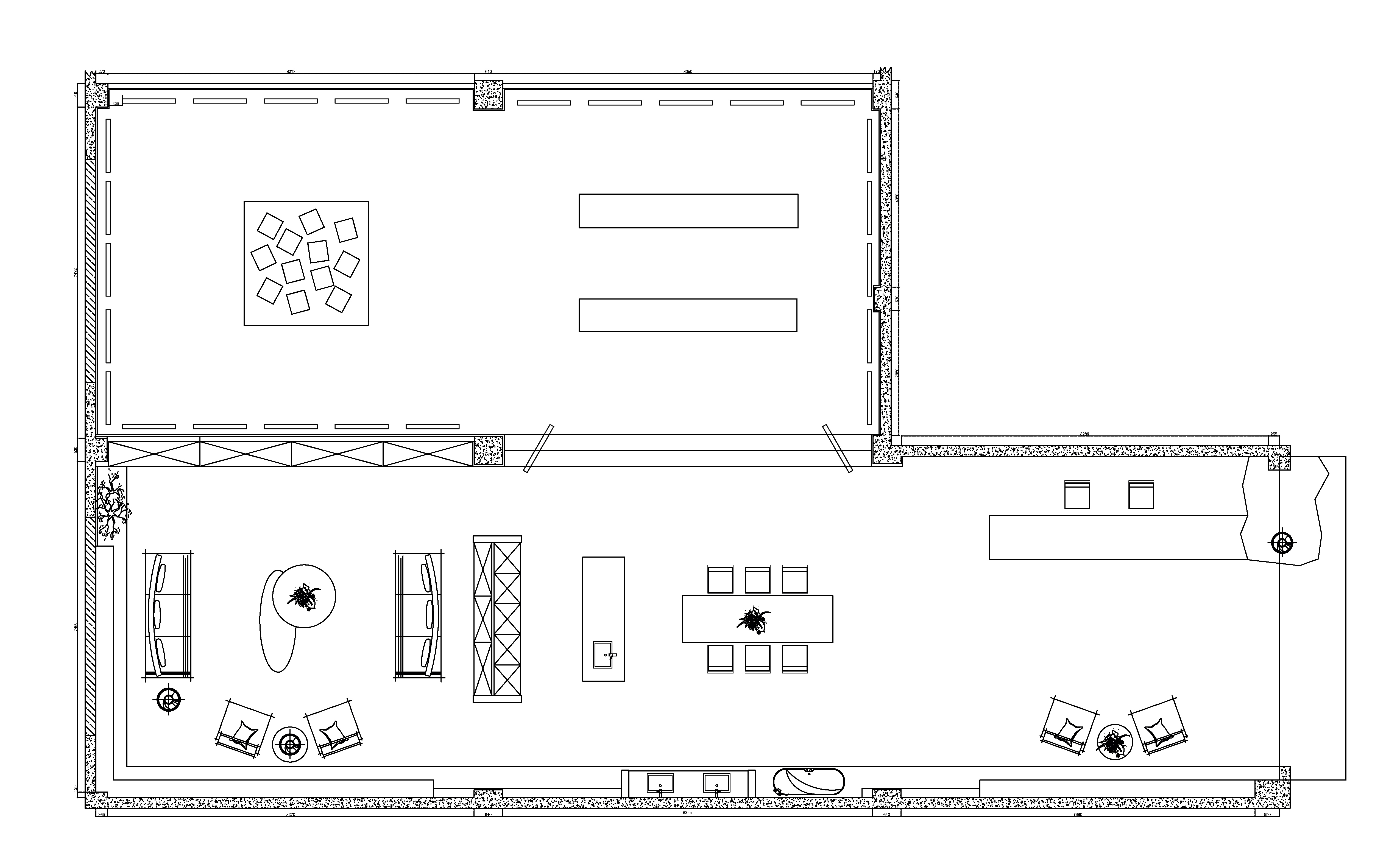 创意融合 | 岩板展厅空间设计案例解析-1
