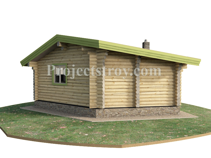 drawing sauna log cabin-16