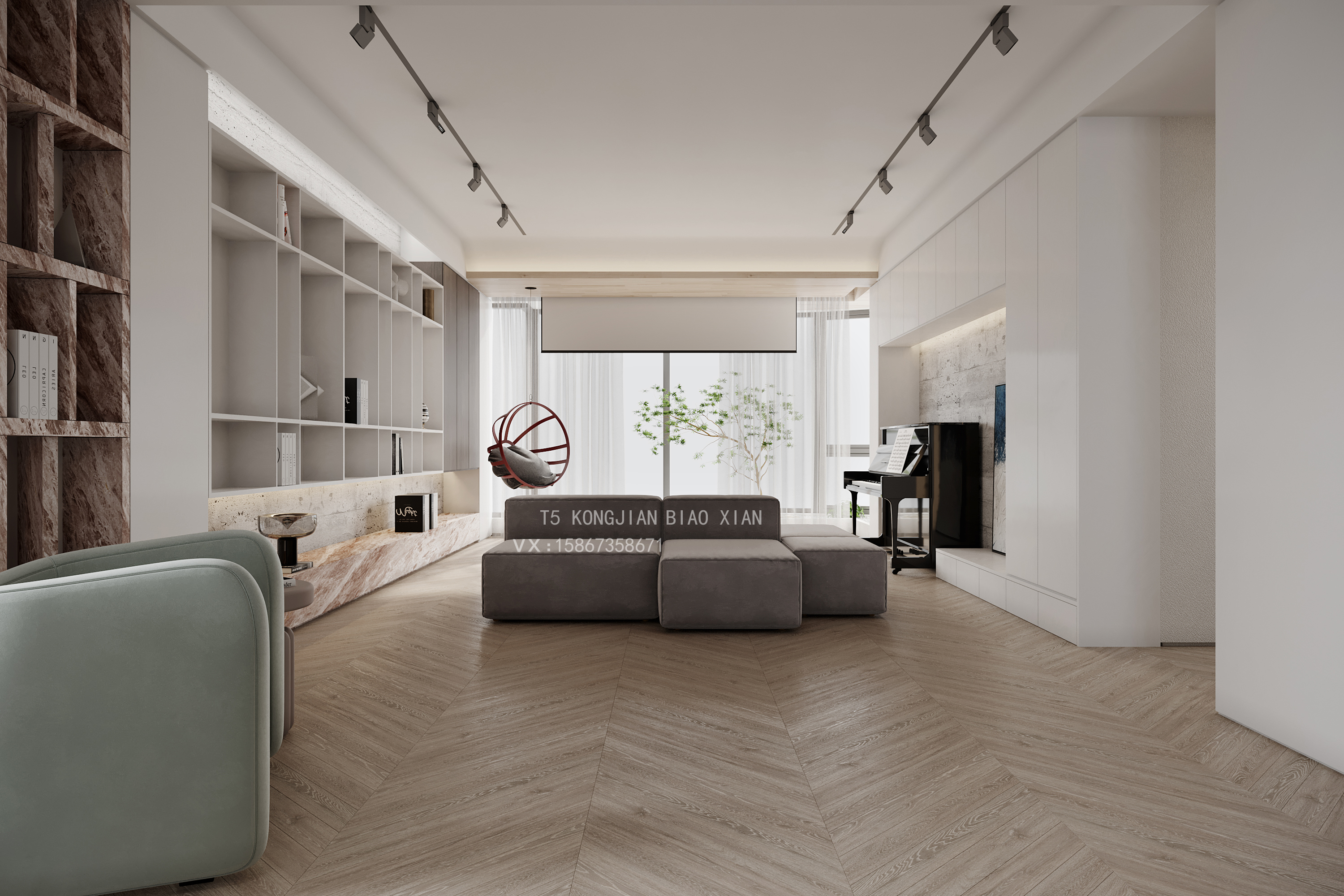 北京某知名设计师打造现代简约家居空间-8