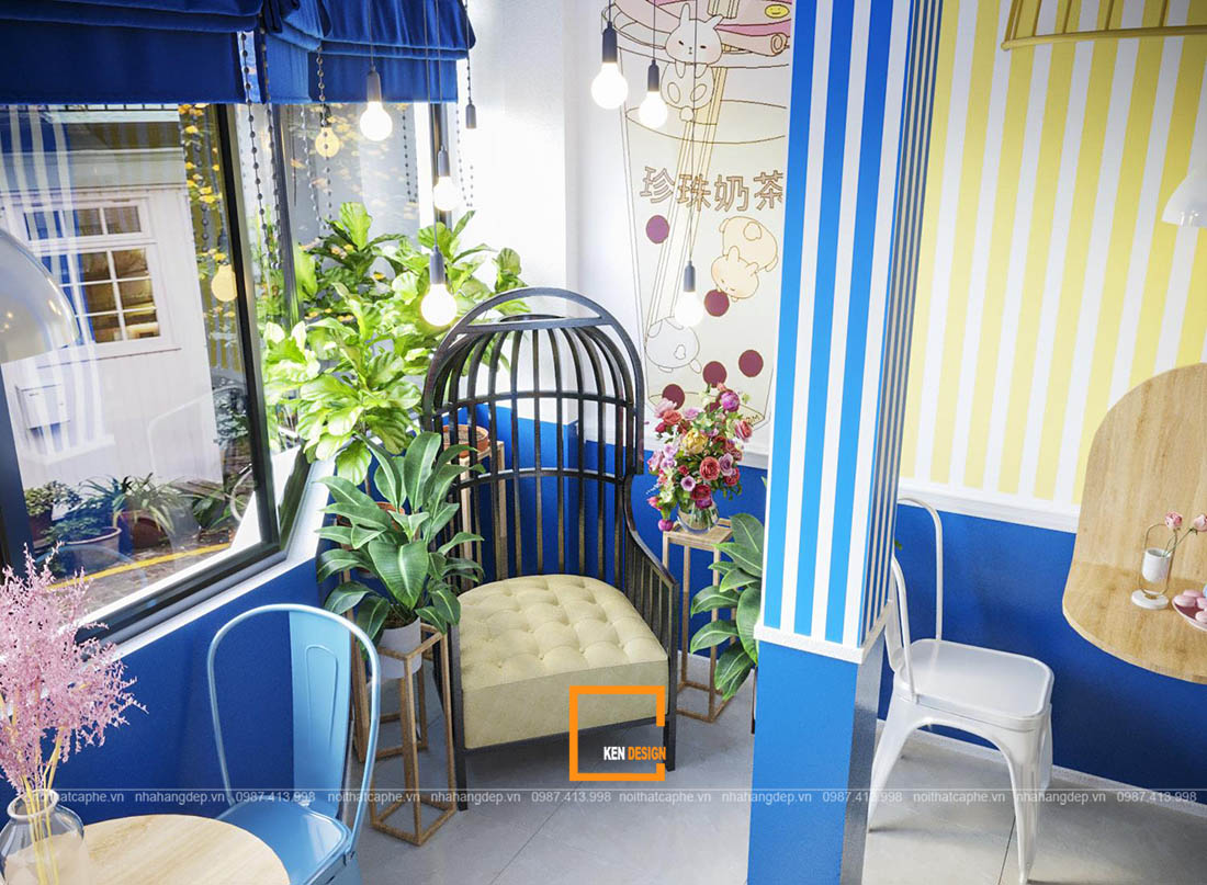 Tea Carousel Park奶茶店丨越南河内丨Ken Design-31