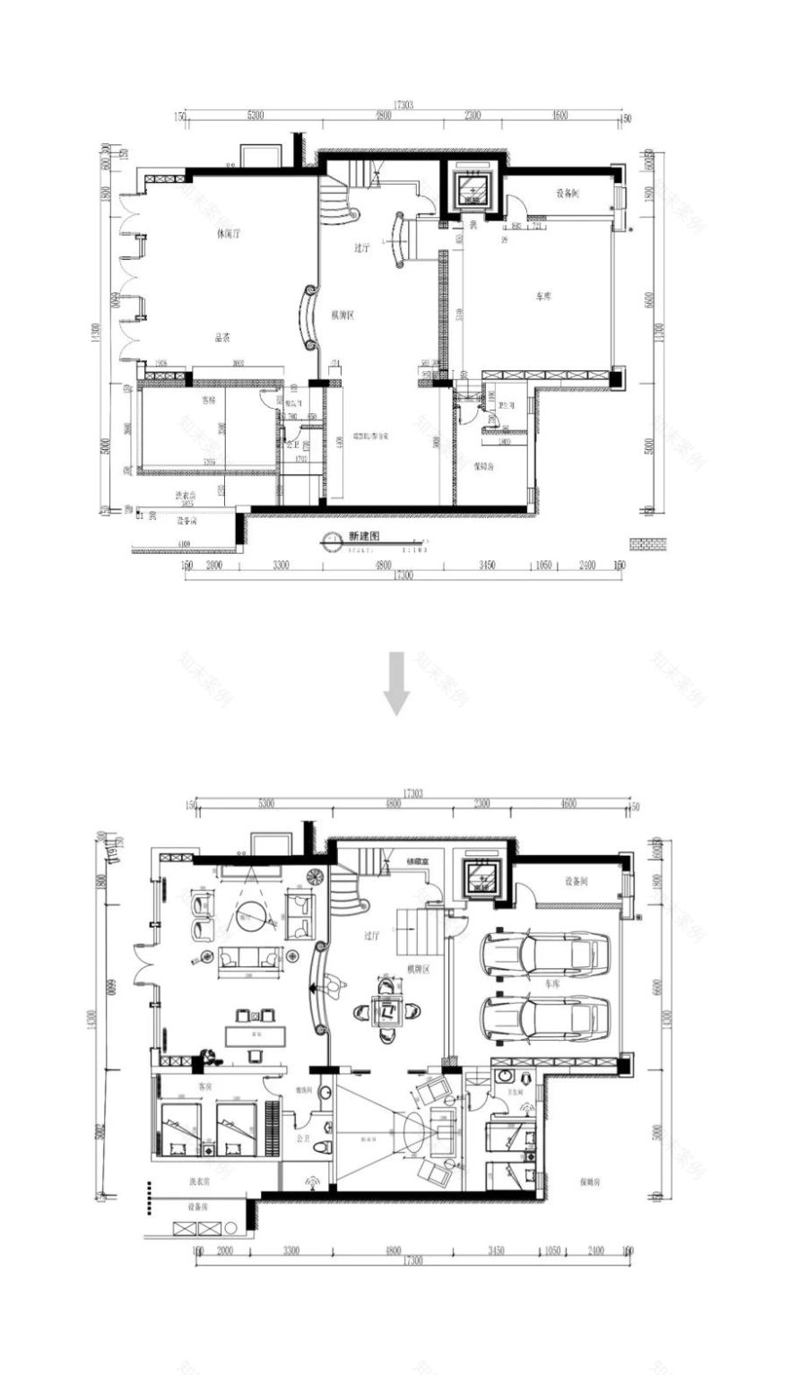成都蔚蓝卡地亚别墅设计-44
