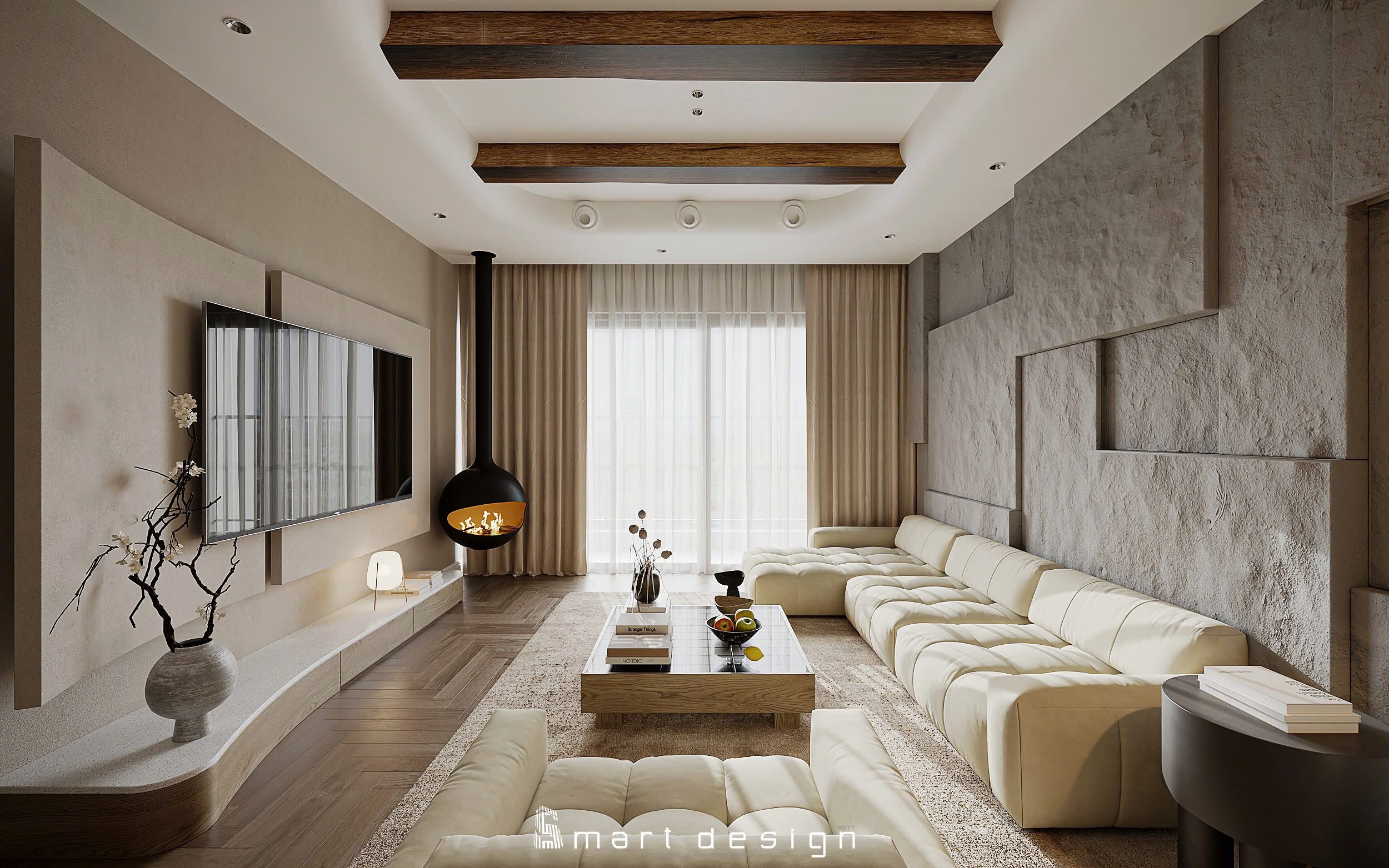 Japandi apartment - Swan Lake Onsen-0