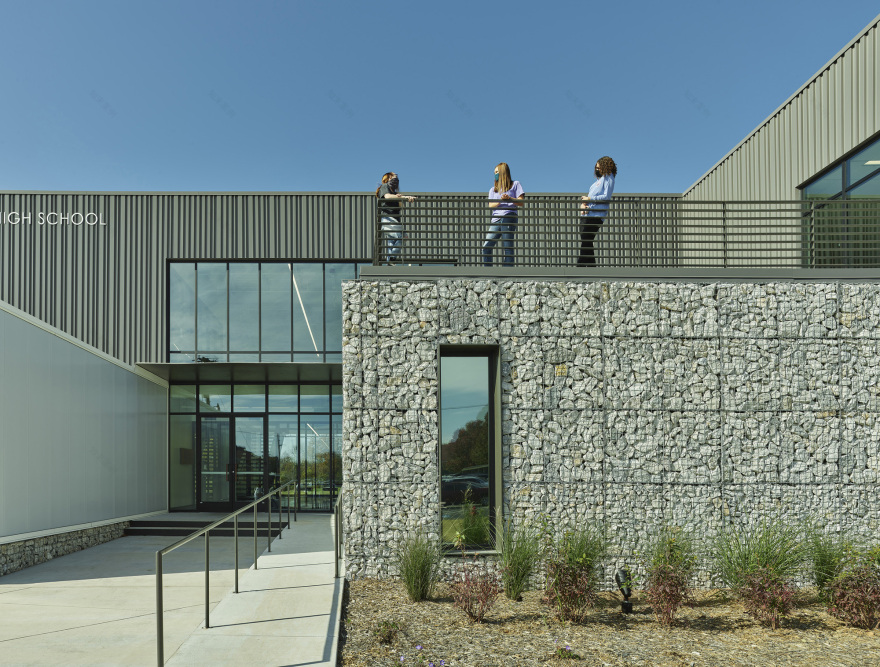 Valley Springs High School 图书馆室内设计-14