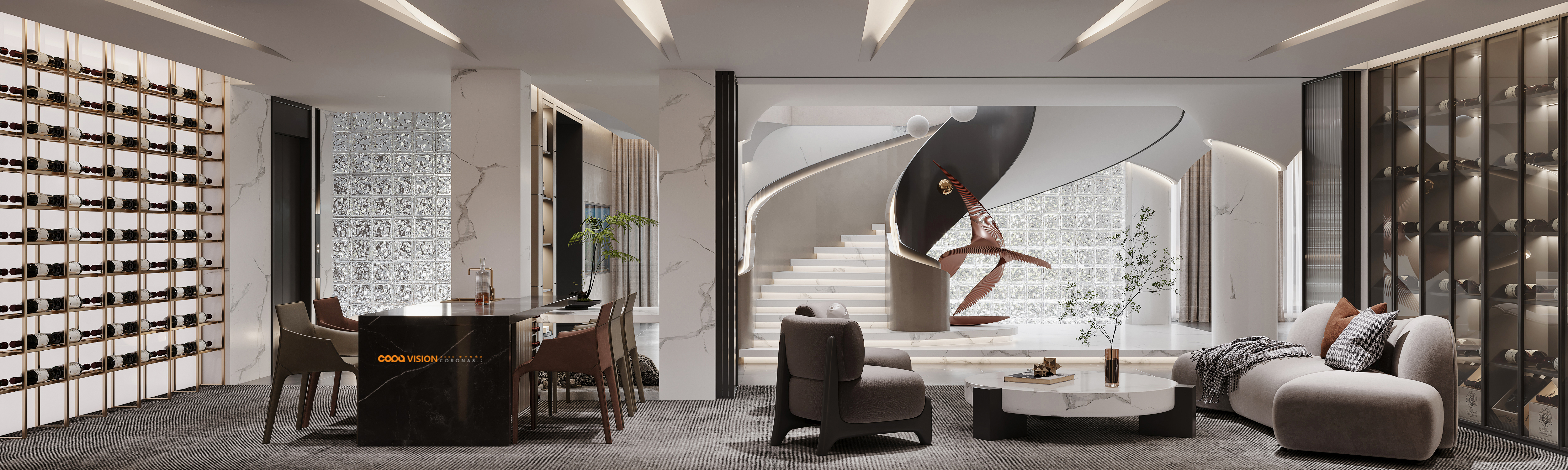 靠背视觉 2022 年中下旬家装效果图表现作品-18