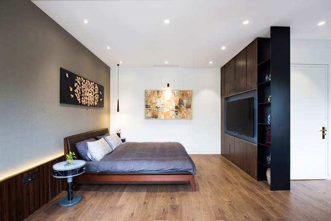 2层带泳池的极简风格别墅设计-26