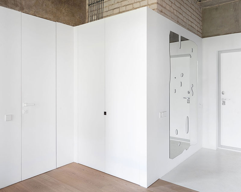 莫斯科 50 平米摄影工作室公寓，工业风中见温馨-18