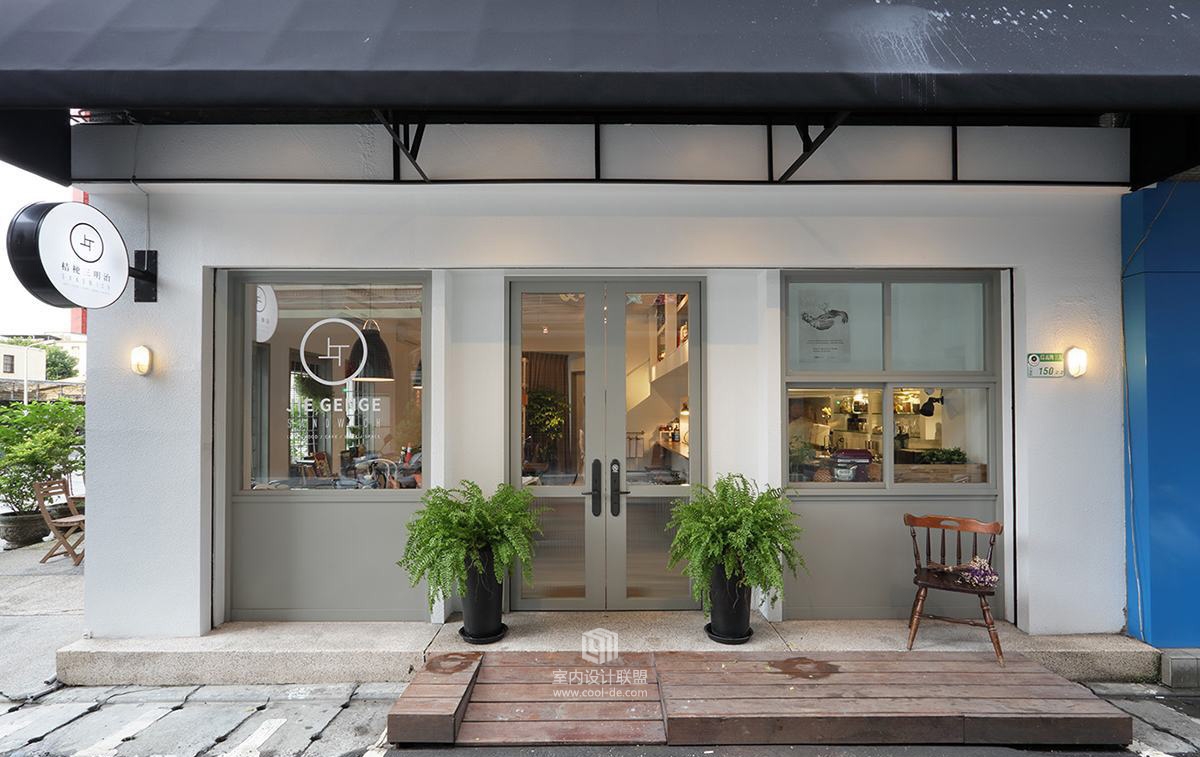 名尧设计--小清新质感 轻工业咖啡厅-17