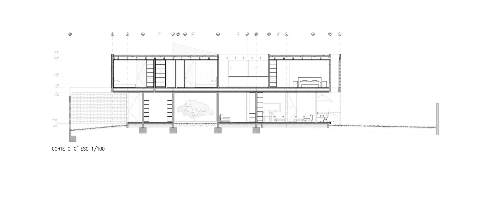 智利 IC House | 山地景观中的生态宜居设计-40