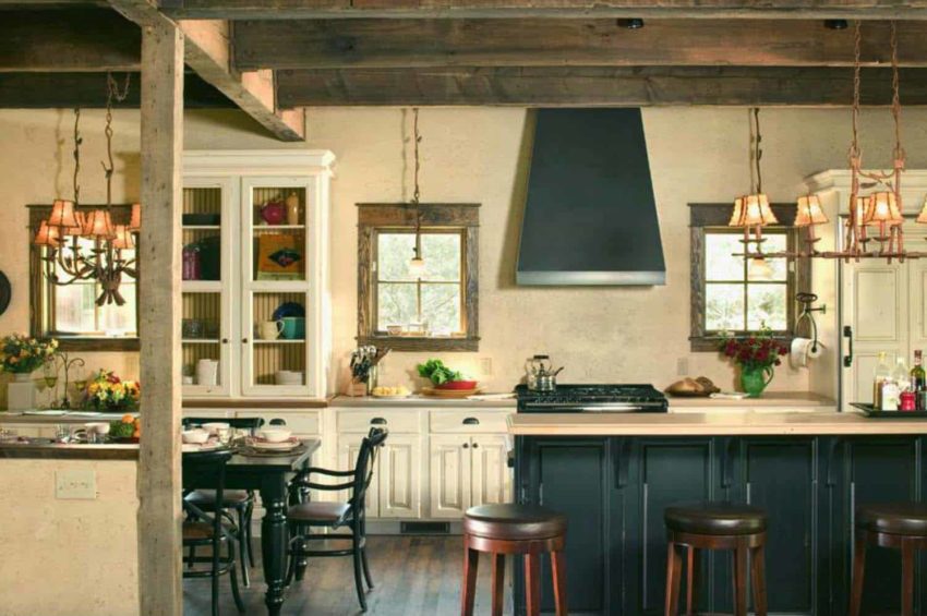 Coburn Design Build creates the rustic inspired Fishing Cabin as a multi generational holiday retreat Coburn设计建筑创造了乡村风格的钓鱼小屋，作为一个多代度假胜地。-30