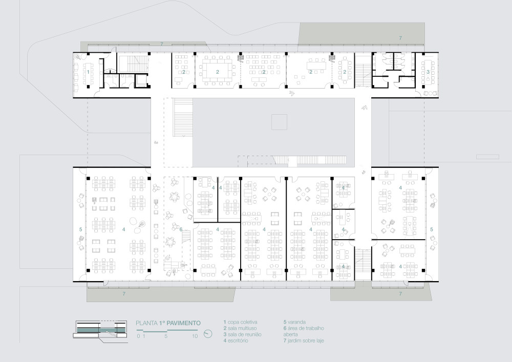 巴西集市科技园区简约设计诠释公共建筑美学-51