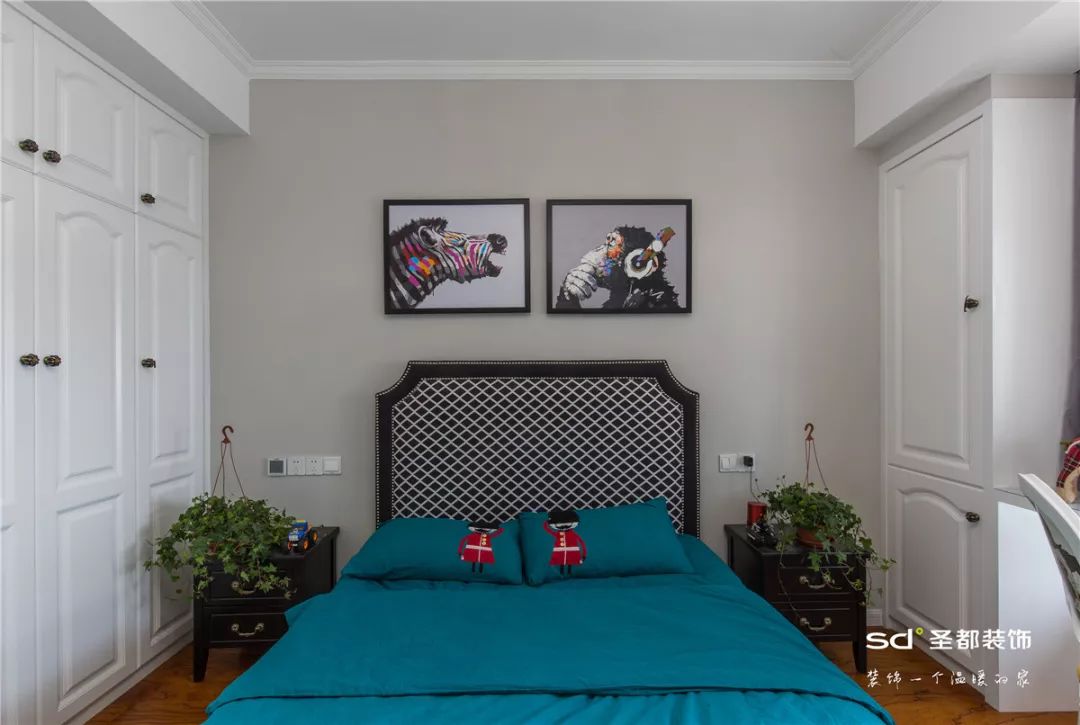 嘉兴南德大院 125㎡简约美式儿童房,设计精巧,亮点纷呈-16