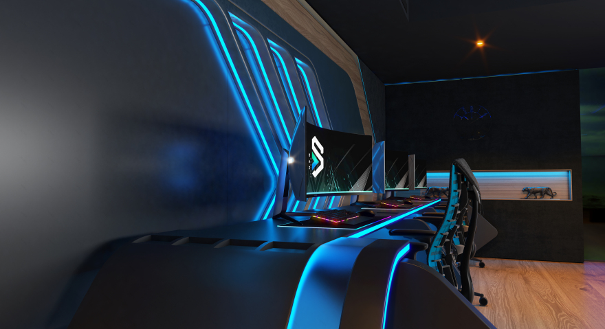 四人游戏室设计-15