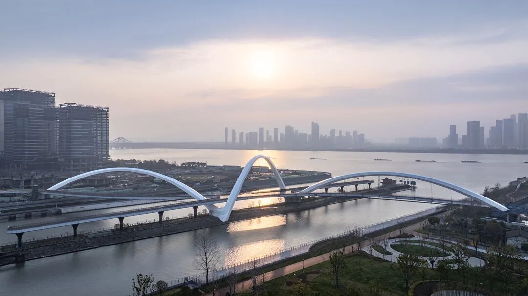 江河汇景观步行桥丨中国杭州-6