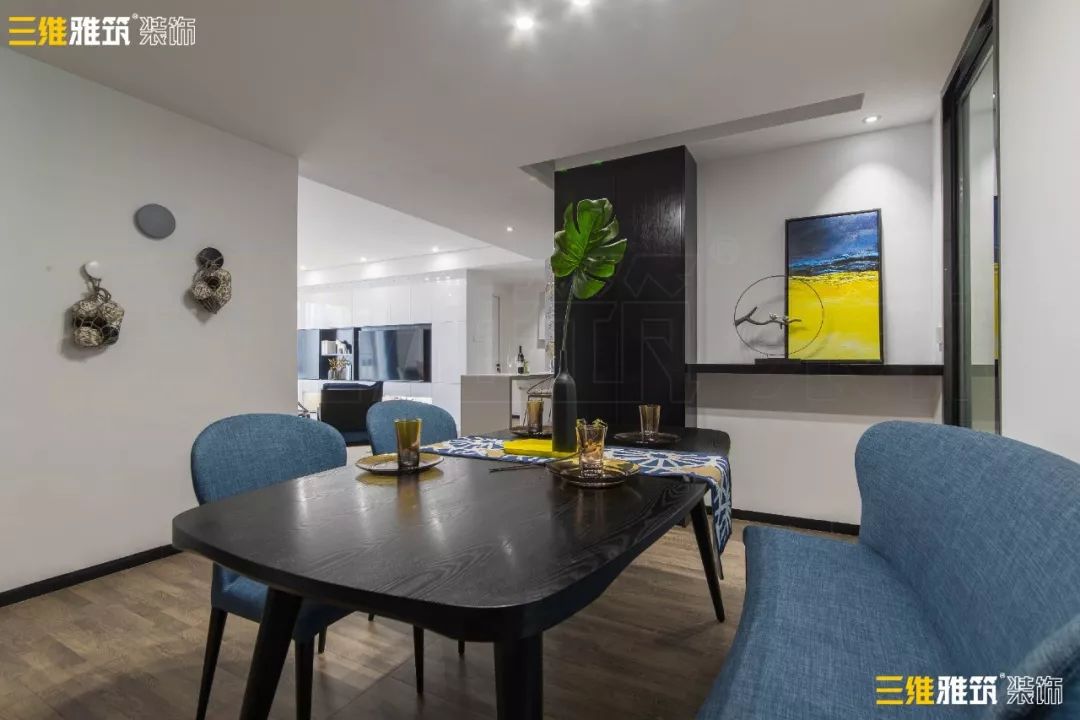 现代黑白灰，营造温馨艺术空间-25