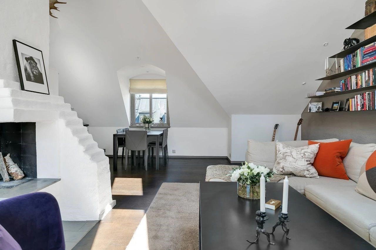 斯德哥尔摩阁楼变身现代温馨居-7