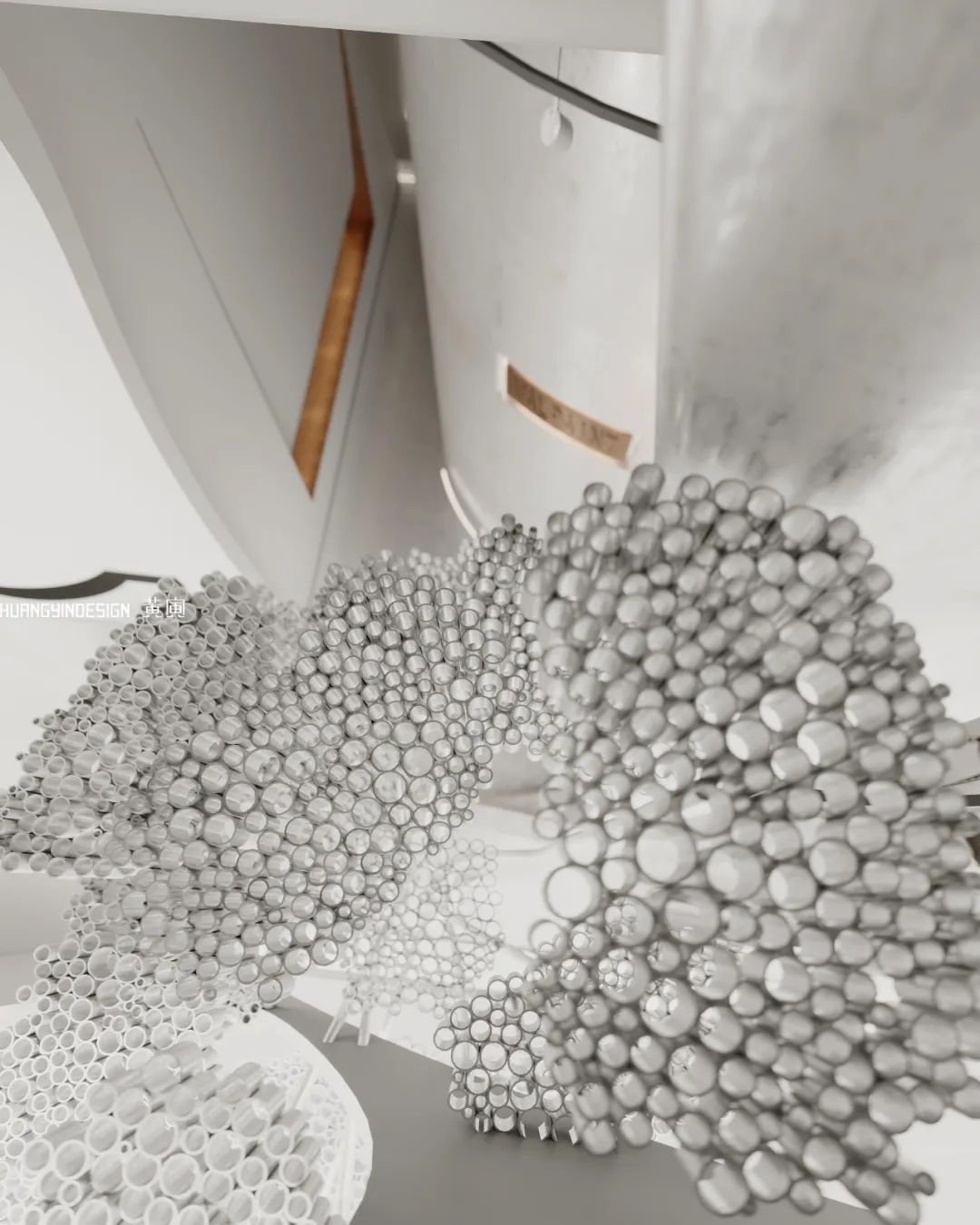 壹等艺国际涂料银泰展厅丨中国台州丨黄寅设计事务所-19