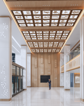 学校大厅设计效果