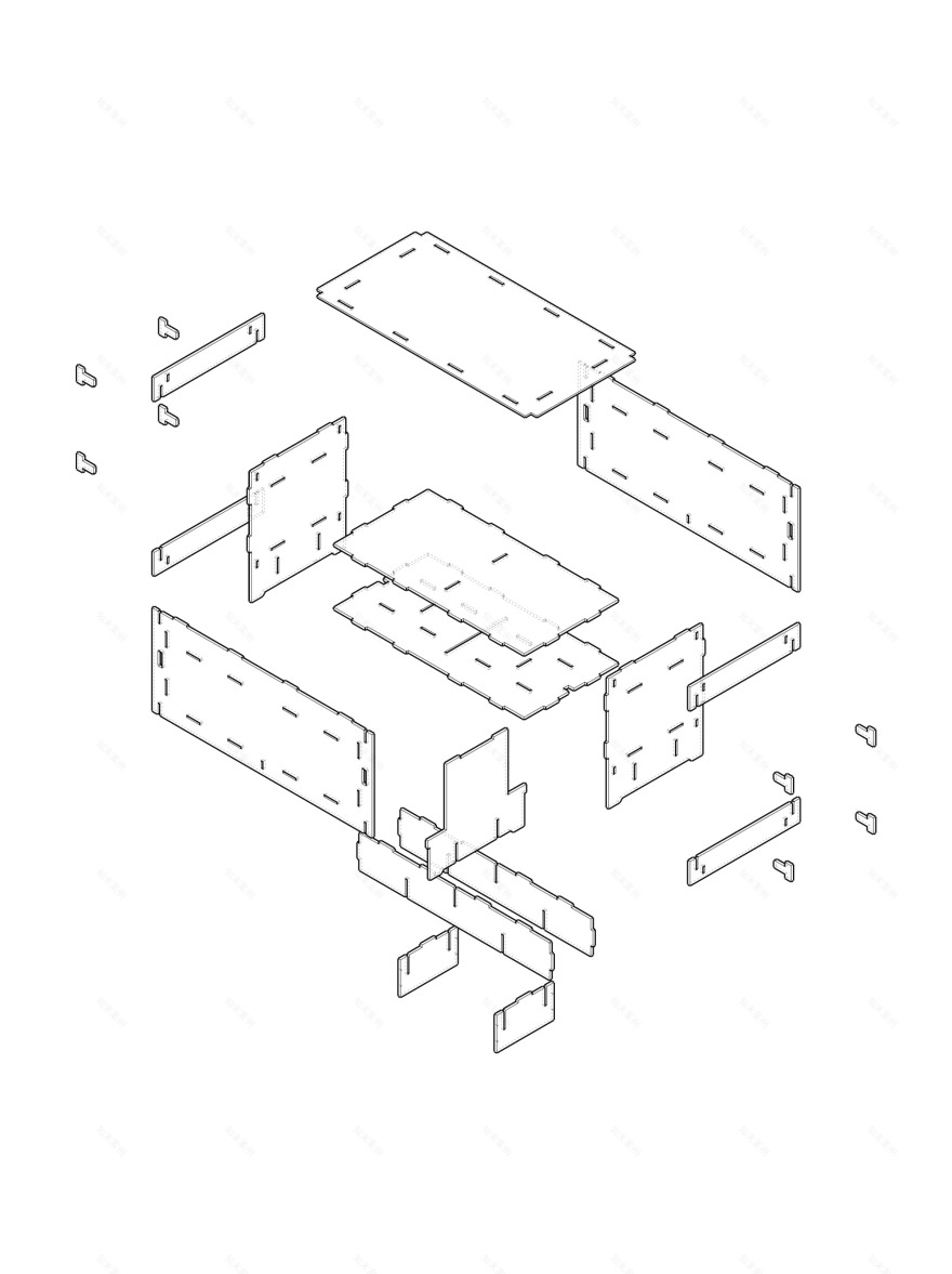 Exhibition Space Formed by Corrugated Cardboards / LUO studio-71
