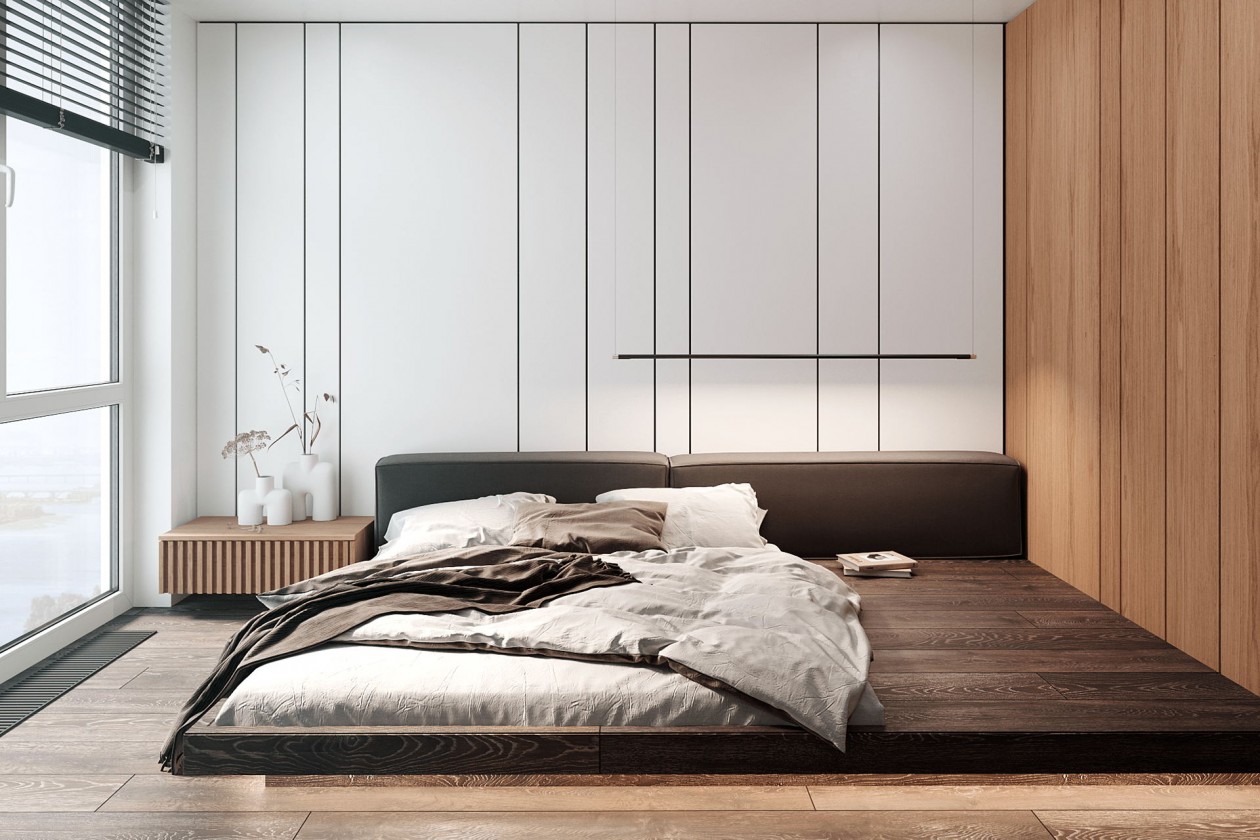 原木与大理石的碰撞 营造现代空间的品质感-4