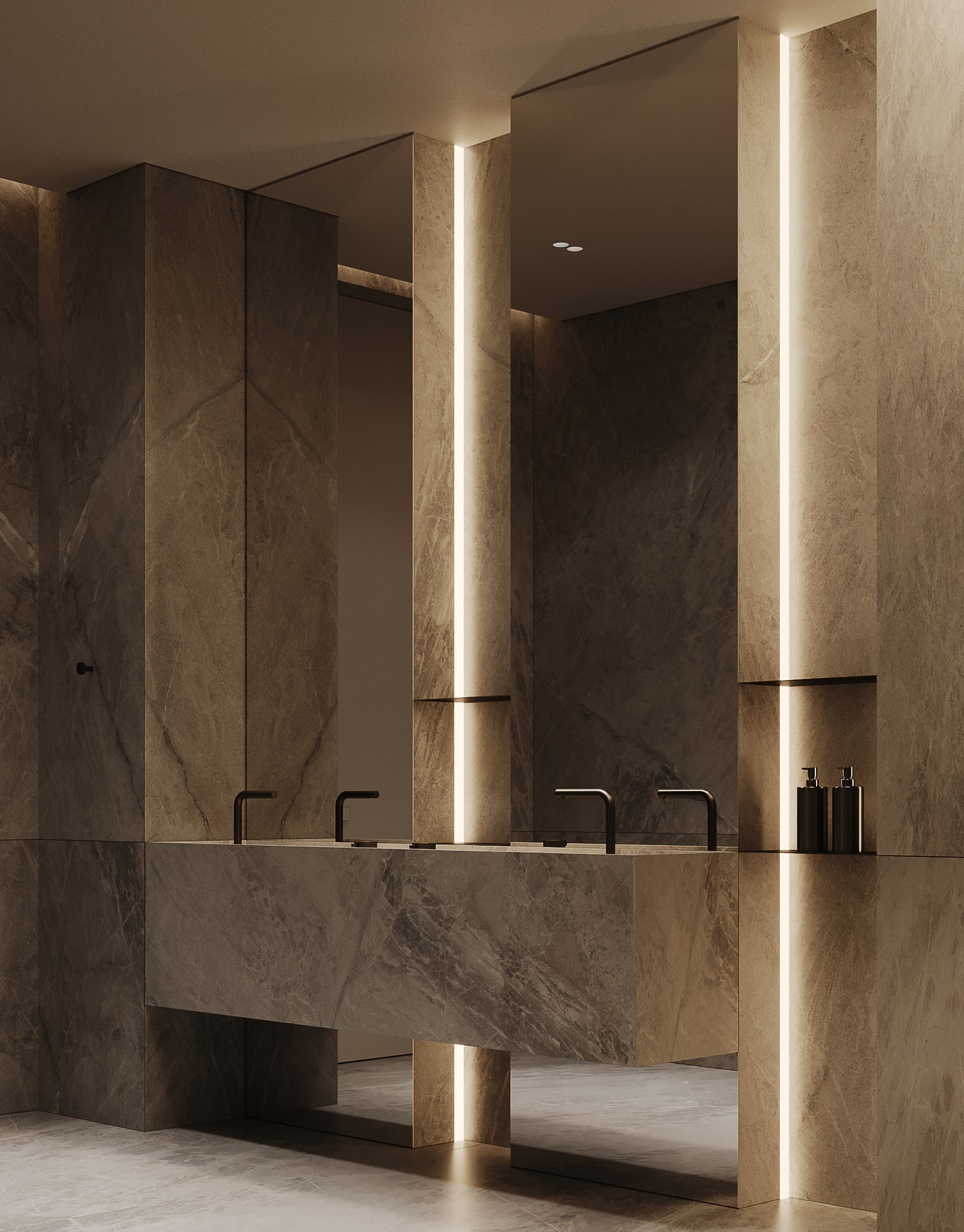 Modern minimalism family residence-29