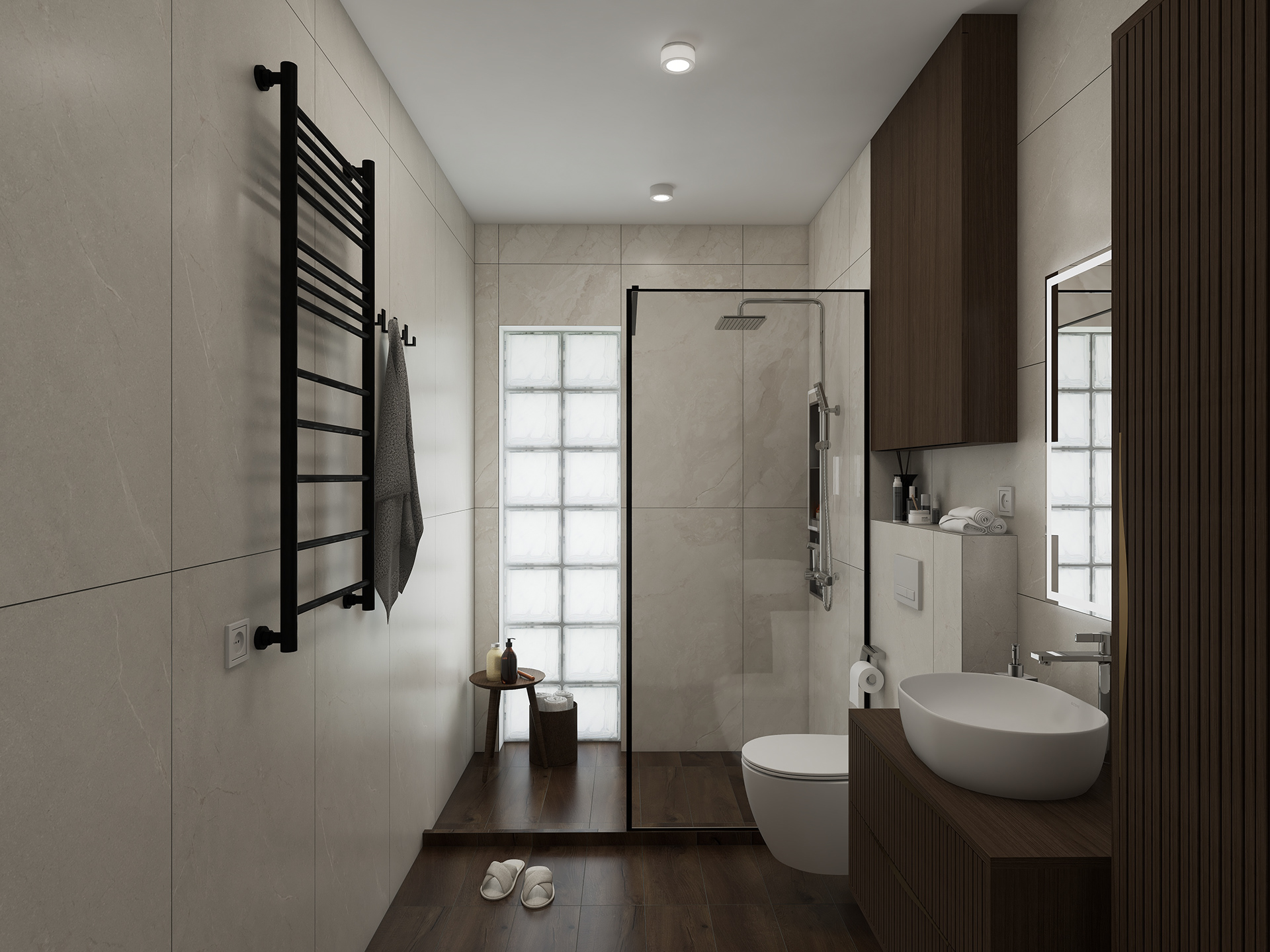 现代特色浴室多种版本设计-13