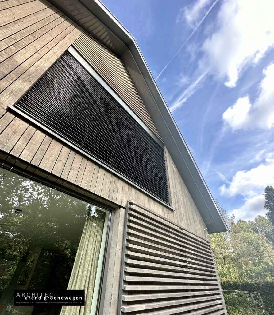 Lijnenspel in houten gevel住宅丨Arend Groenewegen Architect BNA-4