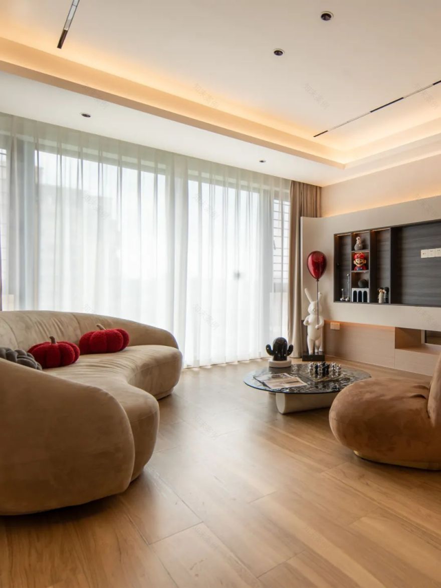 实景首发.110m²现代风装修,打破常规,女儿房玩出新高度-6