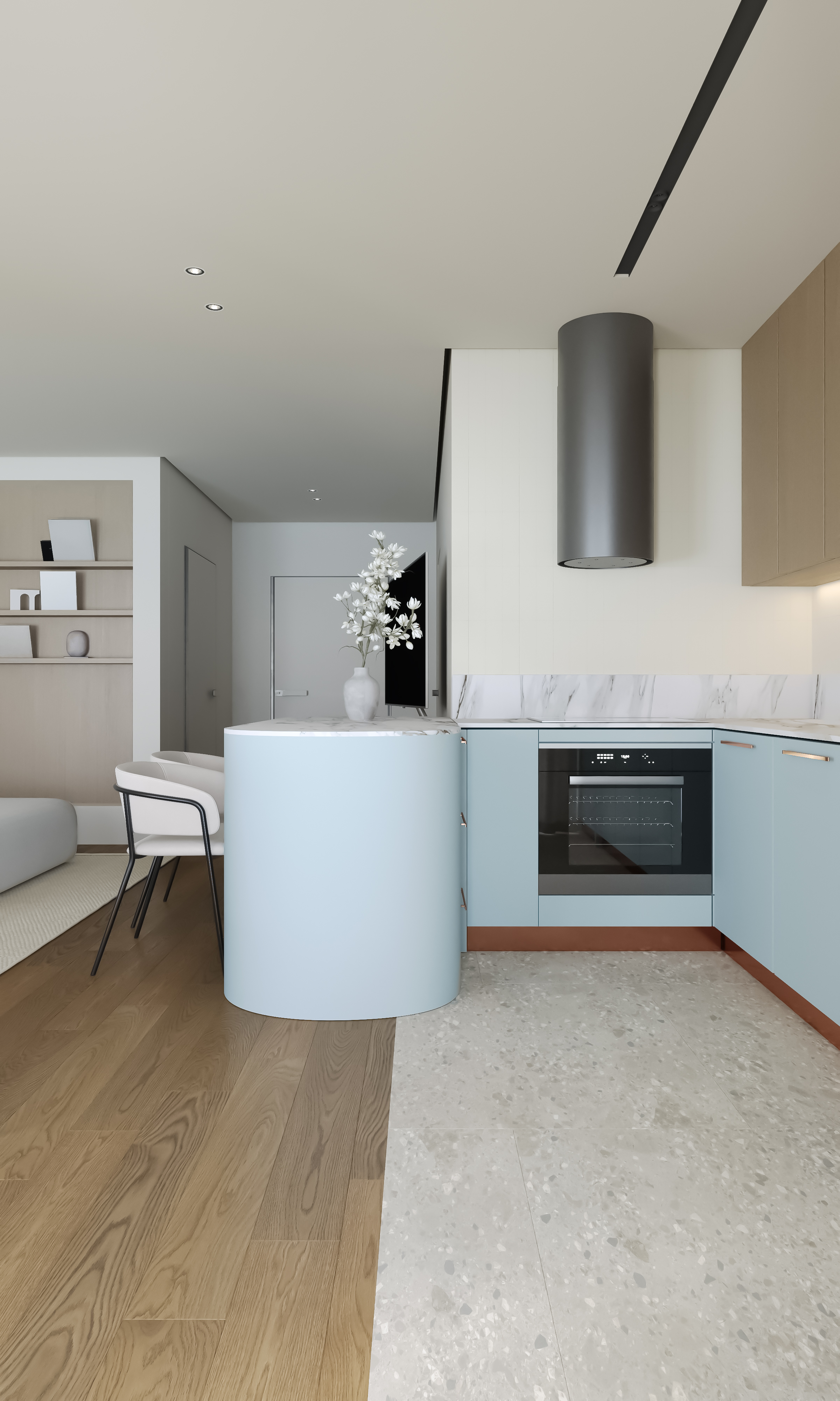 living room - kitchen-5