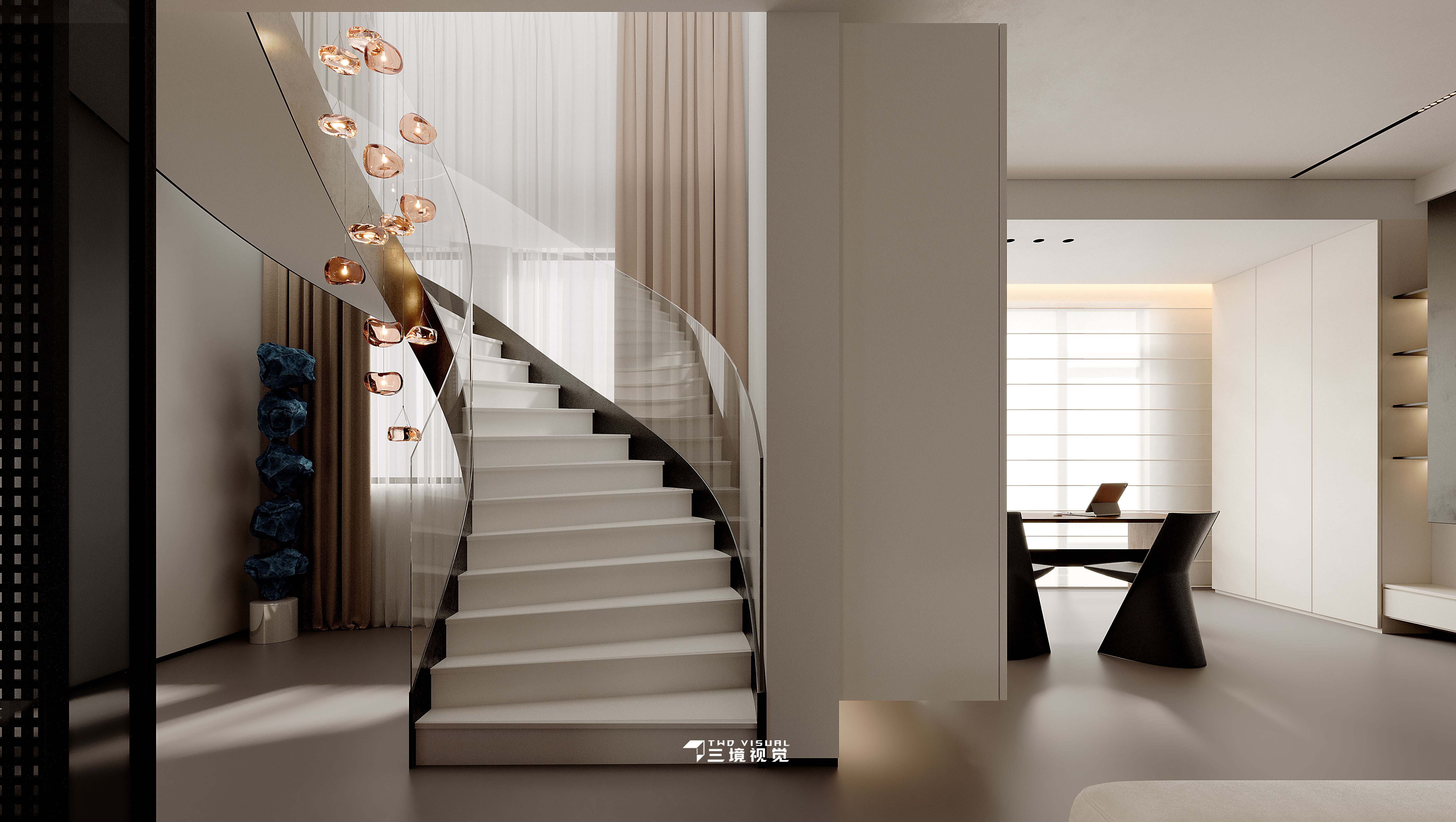 住宅-现代复式私宅-7