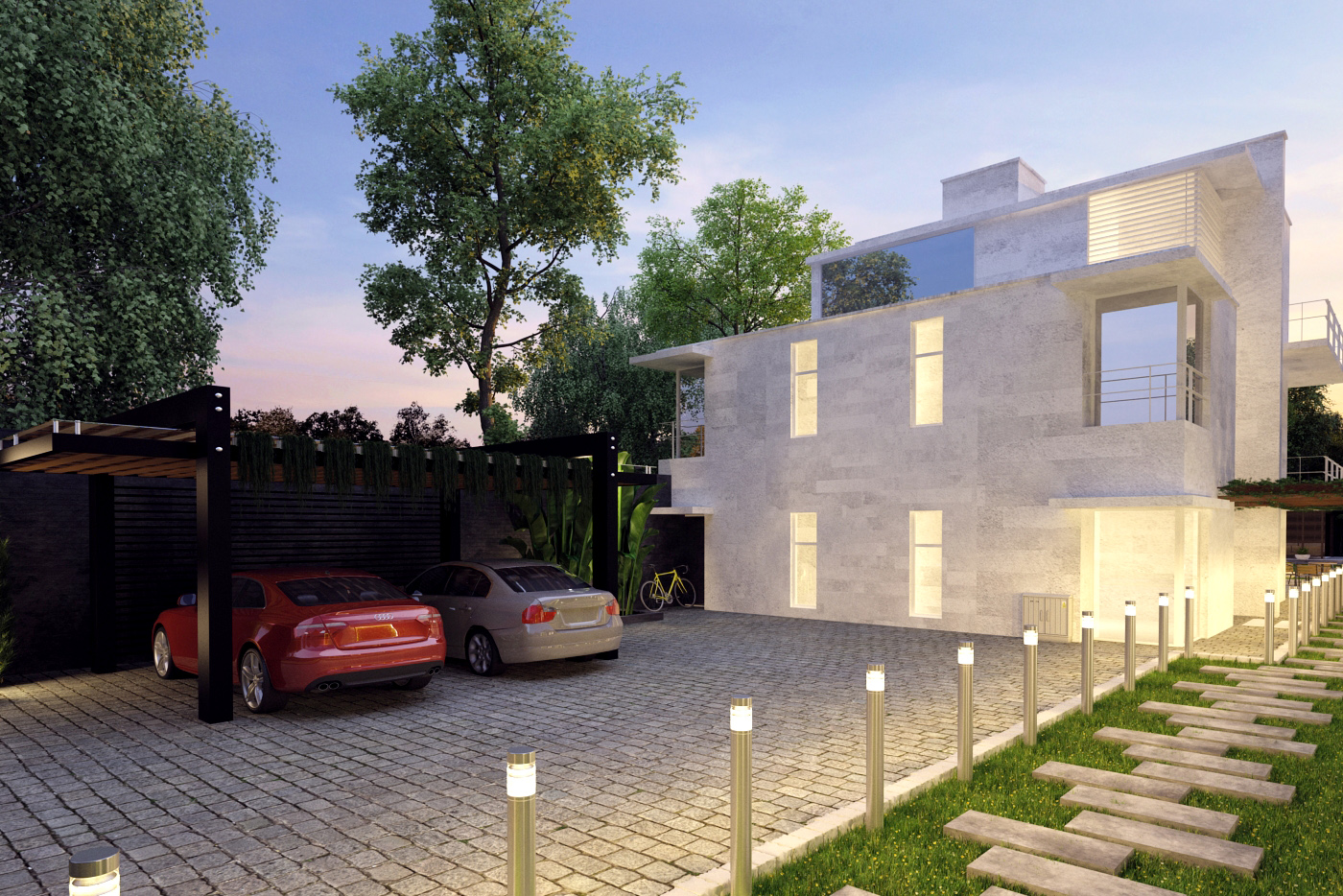 Villa Exterior in Dubai-4