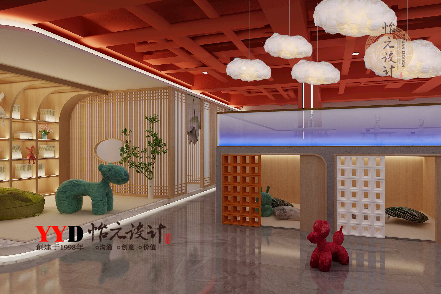 碧海云天城市汤泉设计丨怡元设计-14