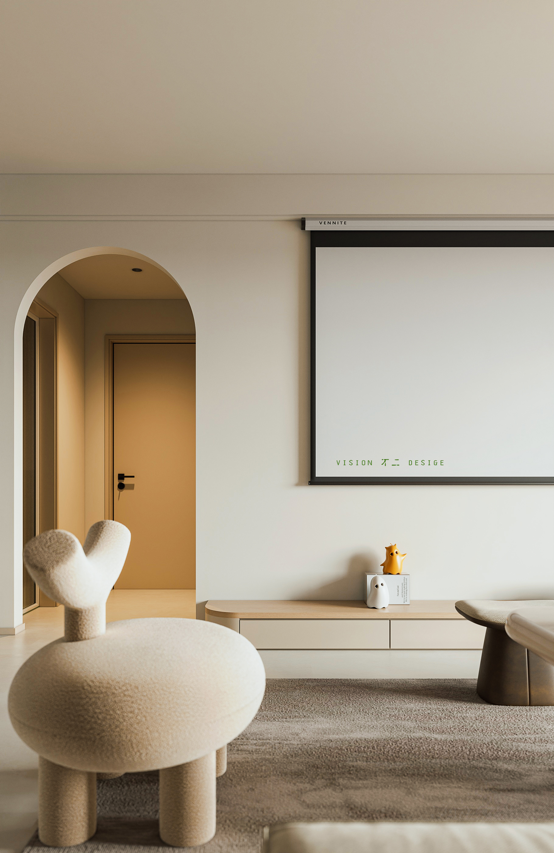 小户型原木奶油     温馨小家-1