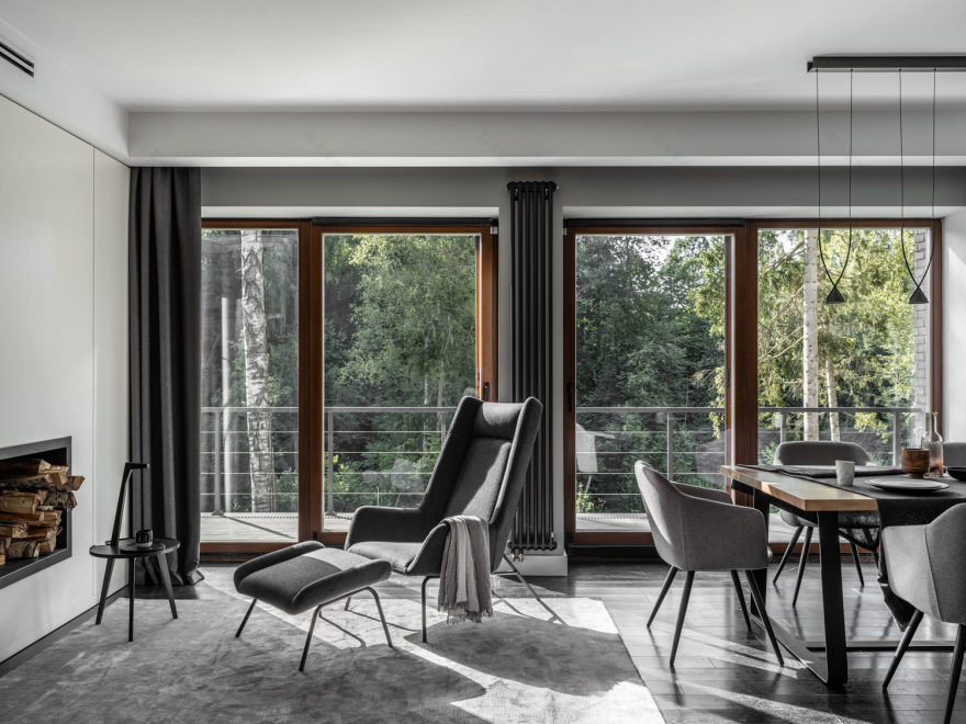 莫斯科郊外的极简主义住宅丨俄罗斯莫斯科丨ab2.0建筑事务所-3