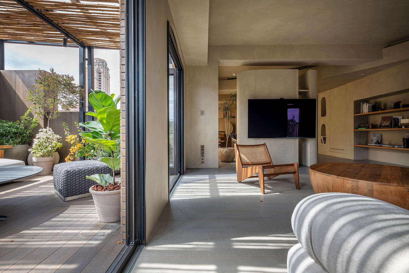 雕塑风格顶层公寓丨中国台北丨Peny Hsieh Interiors-2