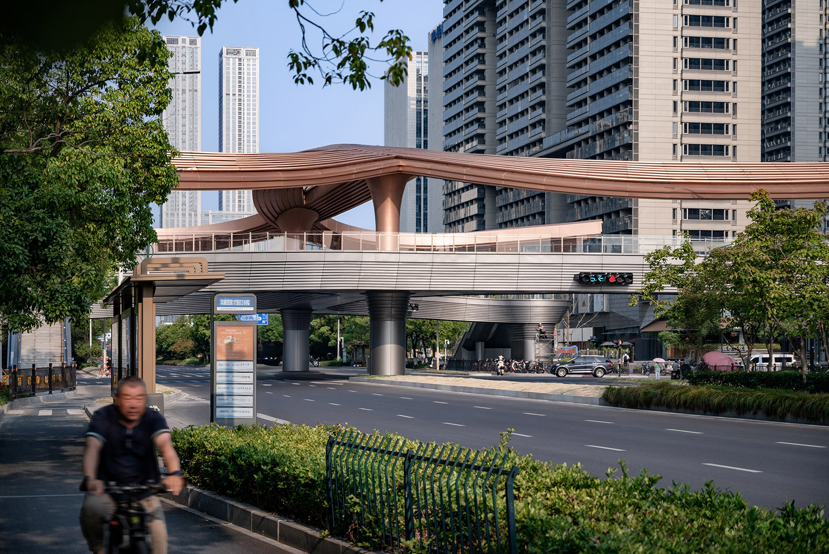 滨康路聚才路口人行天桥丨中国杭州丨中国联合工程有限公司-26