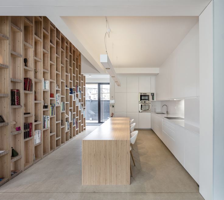 Home with Vertical Shutters Built in a Village Garden-18