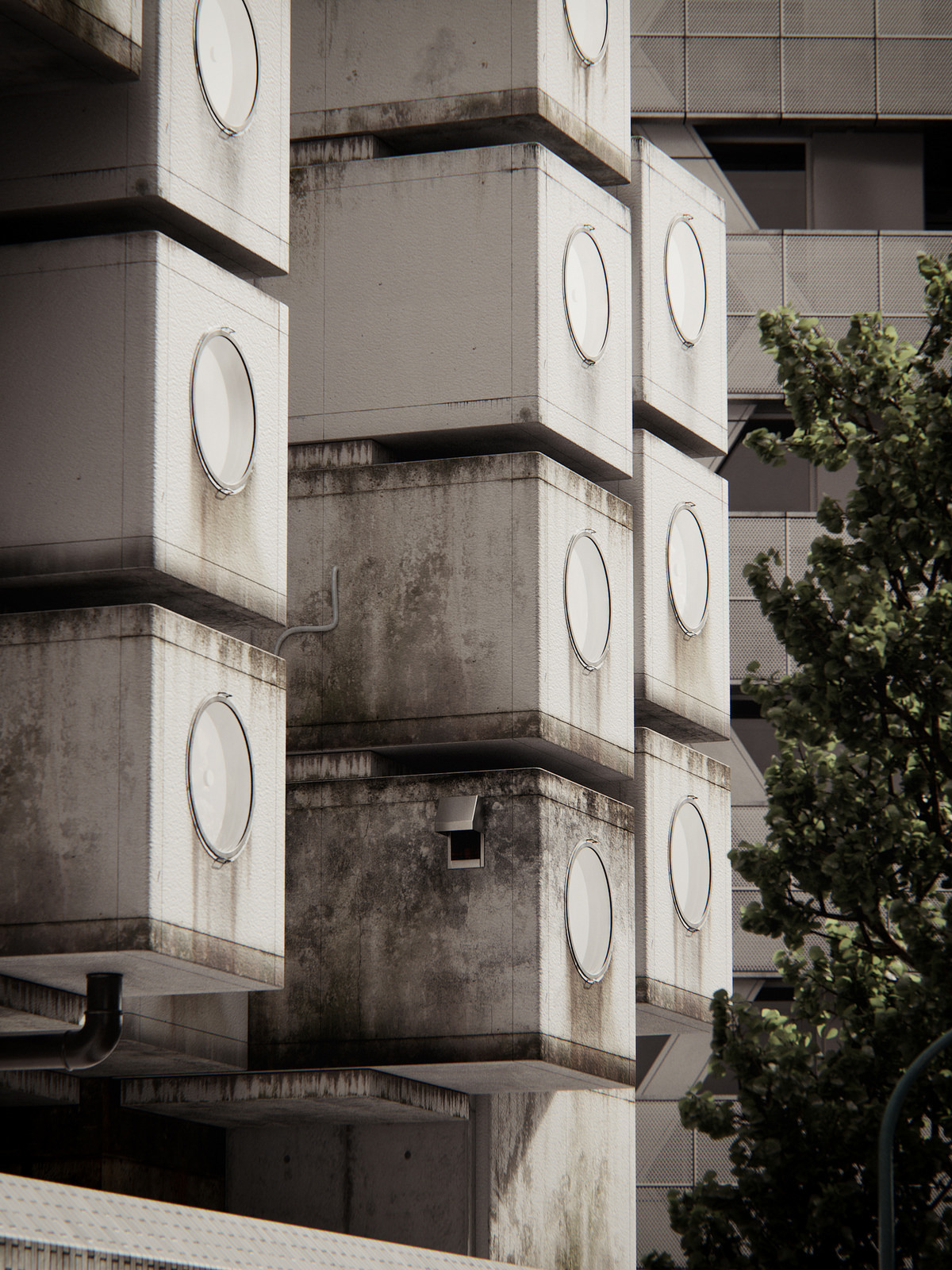 1972 Nakagin 胶囊塔-8