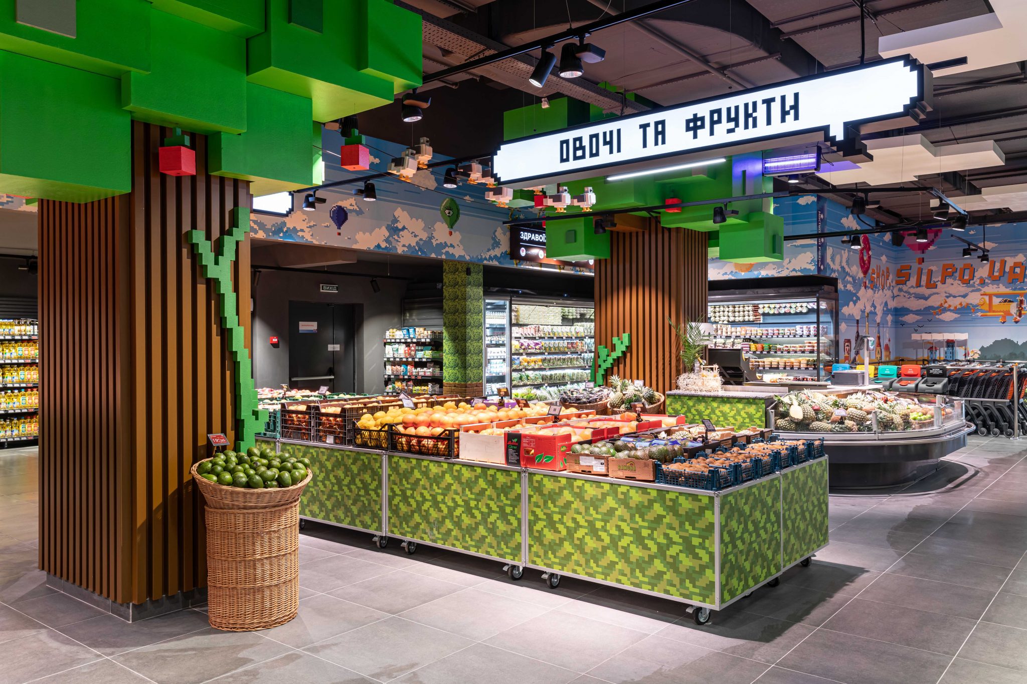SUPERMARKET SILPO IN PIXEL TETRIS STYLE/VINNITSA-6