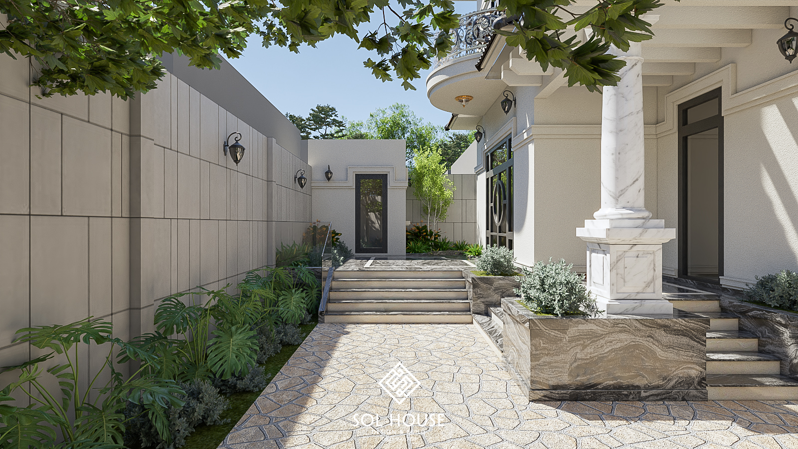 欧式别墅建筑丨SOL HOUSE（Ha Dung's team）-21