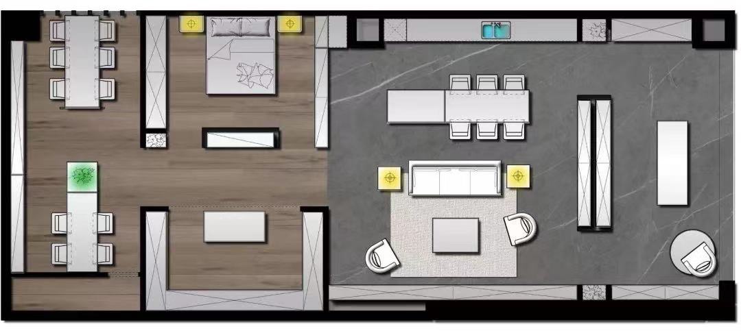 木兮贝全屋定制展厅丨墨鱼空间设计-67